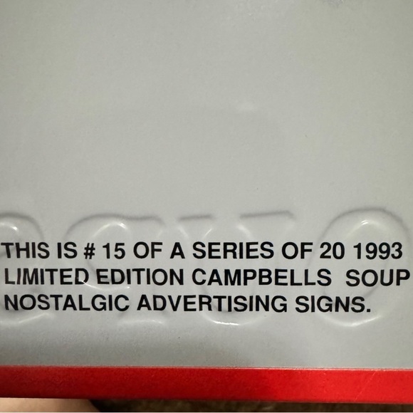 1993 Campbell’s Soup Sign #15 Patriotic Boat Scene - Picture 11 of 11